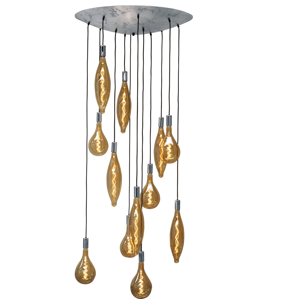 Grote hanglamp Aton 12-lichts