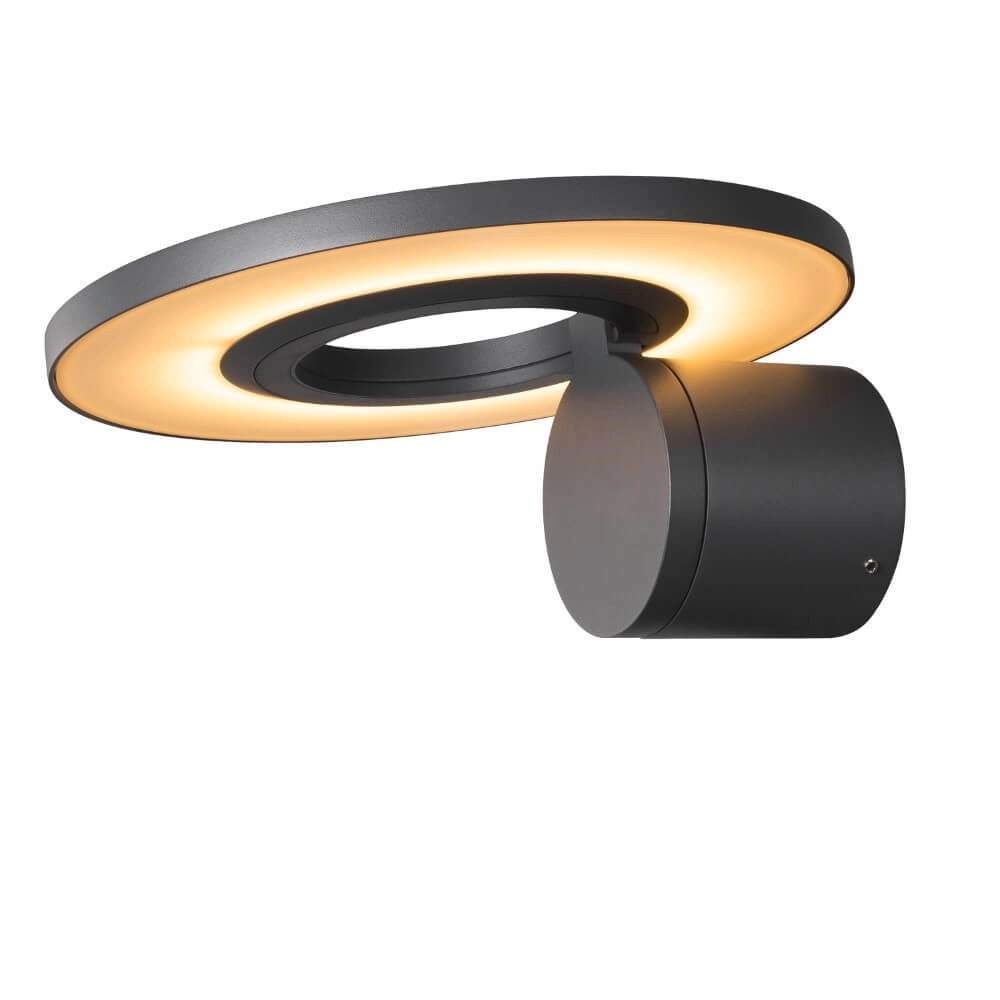Led muurlamp I-Ring antraciet