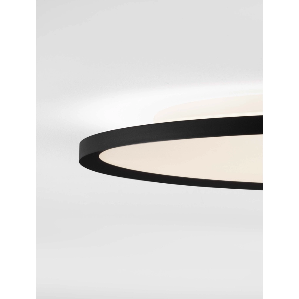 Plafonniere Aoton zwart Ø 60cm Lyora 5212017448736