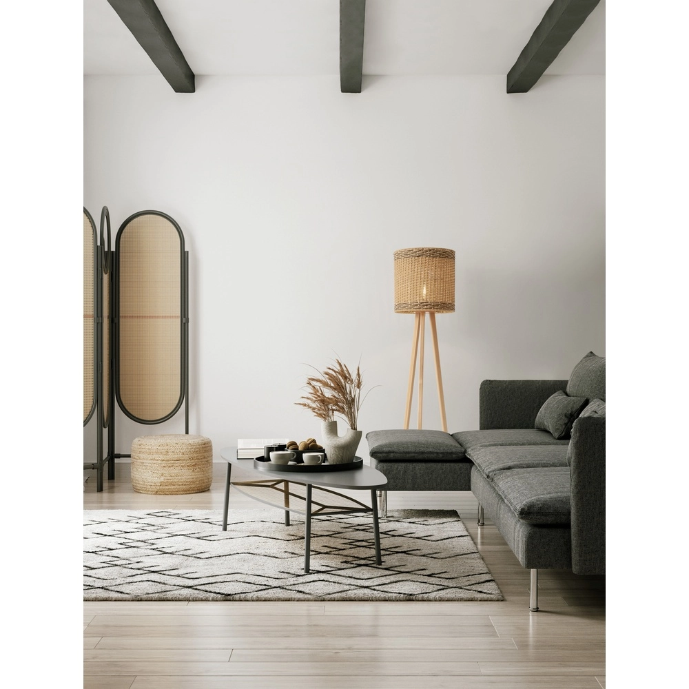 Vloerlamp Plette rotan Lyora 5212017453006