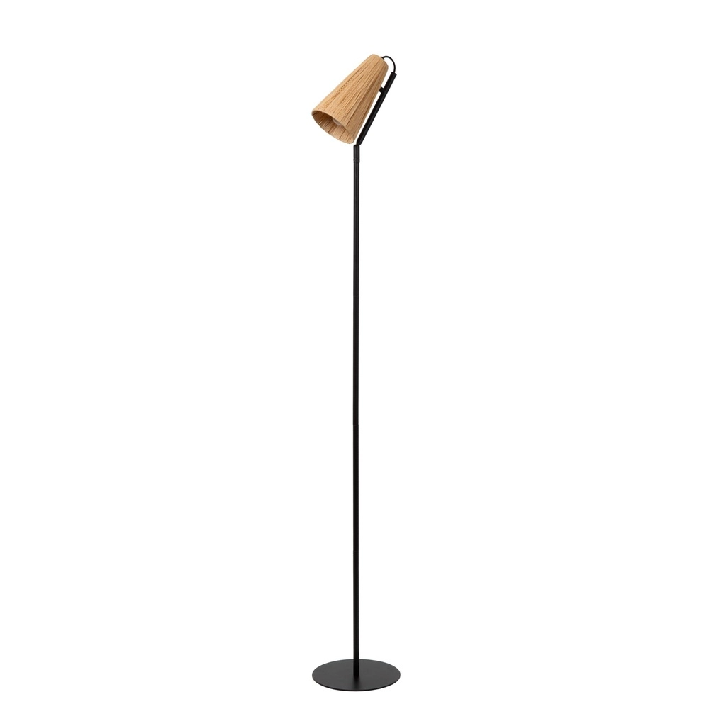 Unieke vloerlamp Bensen hout
