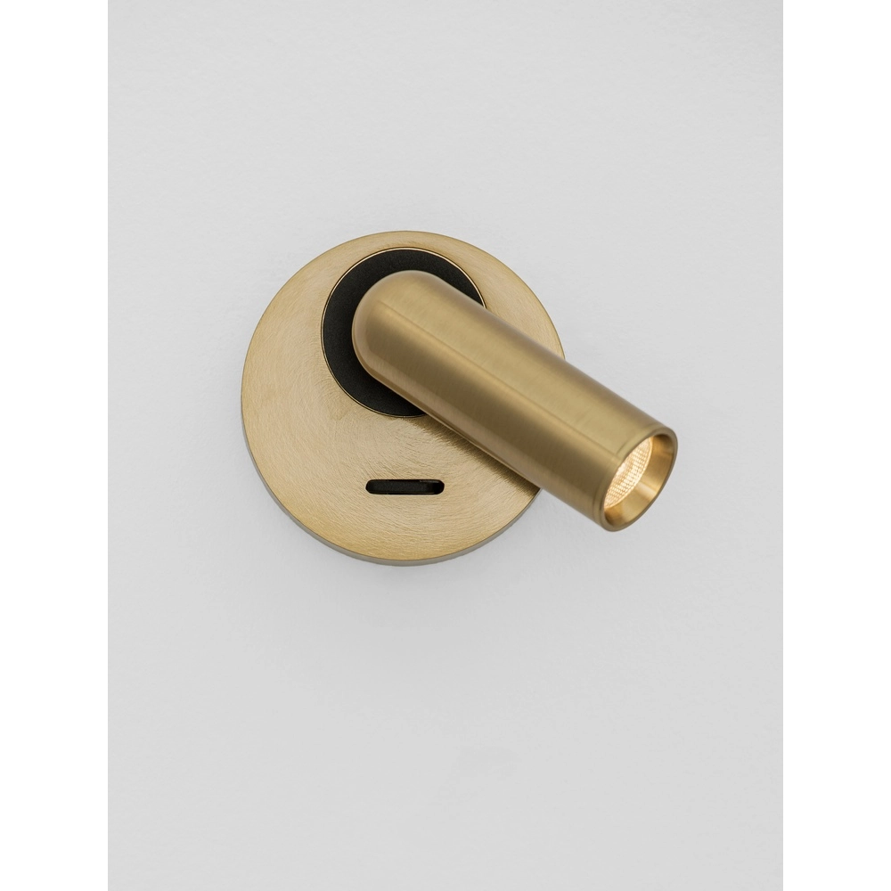 Bedlampje Pictor goud Lyora 5212017472359