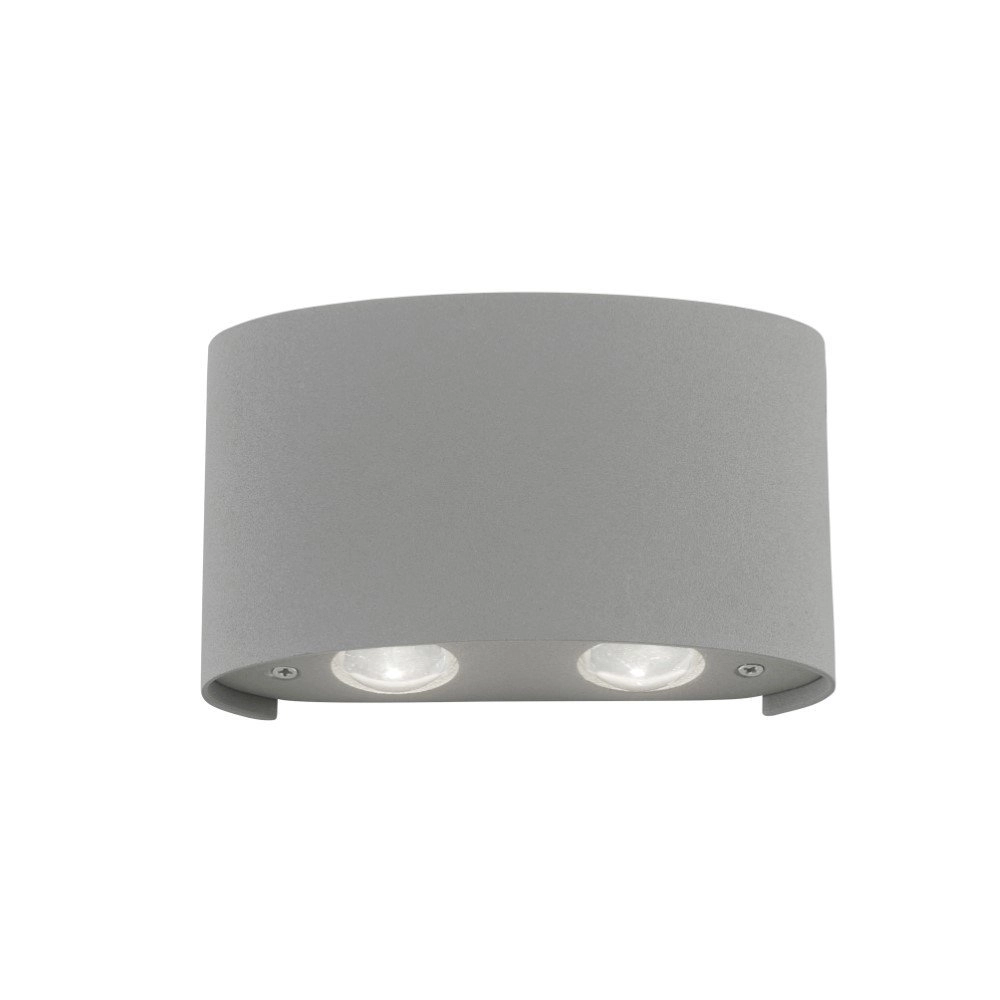 Design wandspot Carlo Up - Down 2-lichts grijs