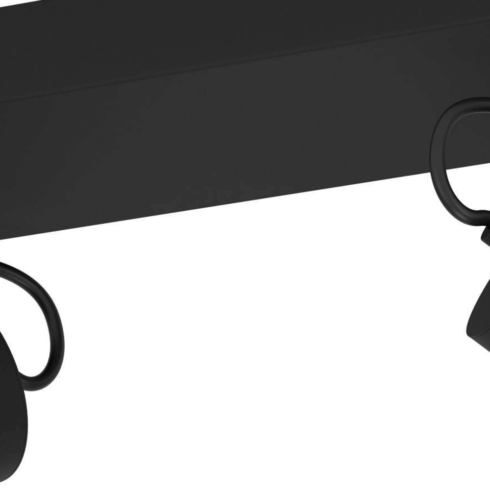 Zwarte plafondspot Sorego 2-lichts Eglo 9008606239085