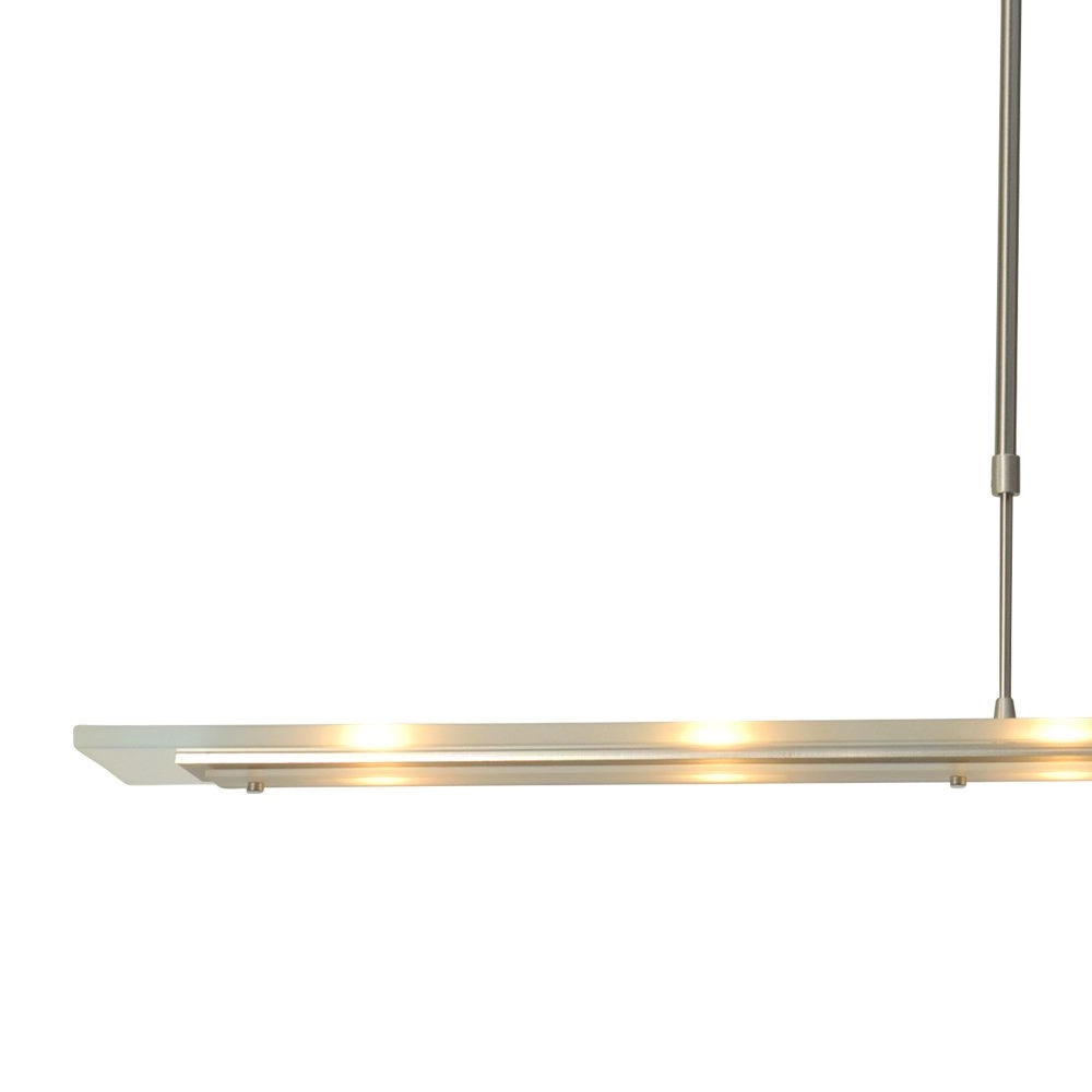 Hanglamp eettafel - kantoor Vigo 100cm nikkel mat Masterlight 8718121175843