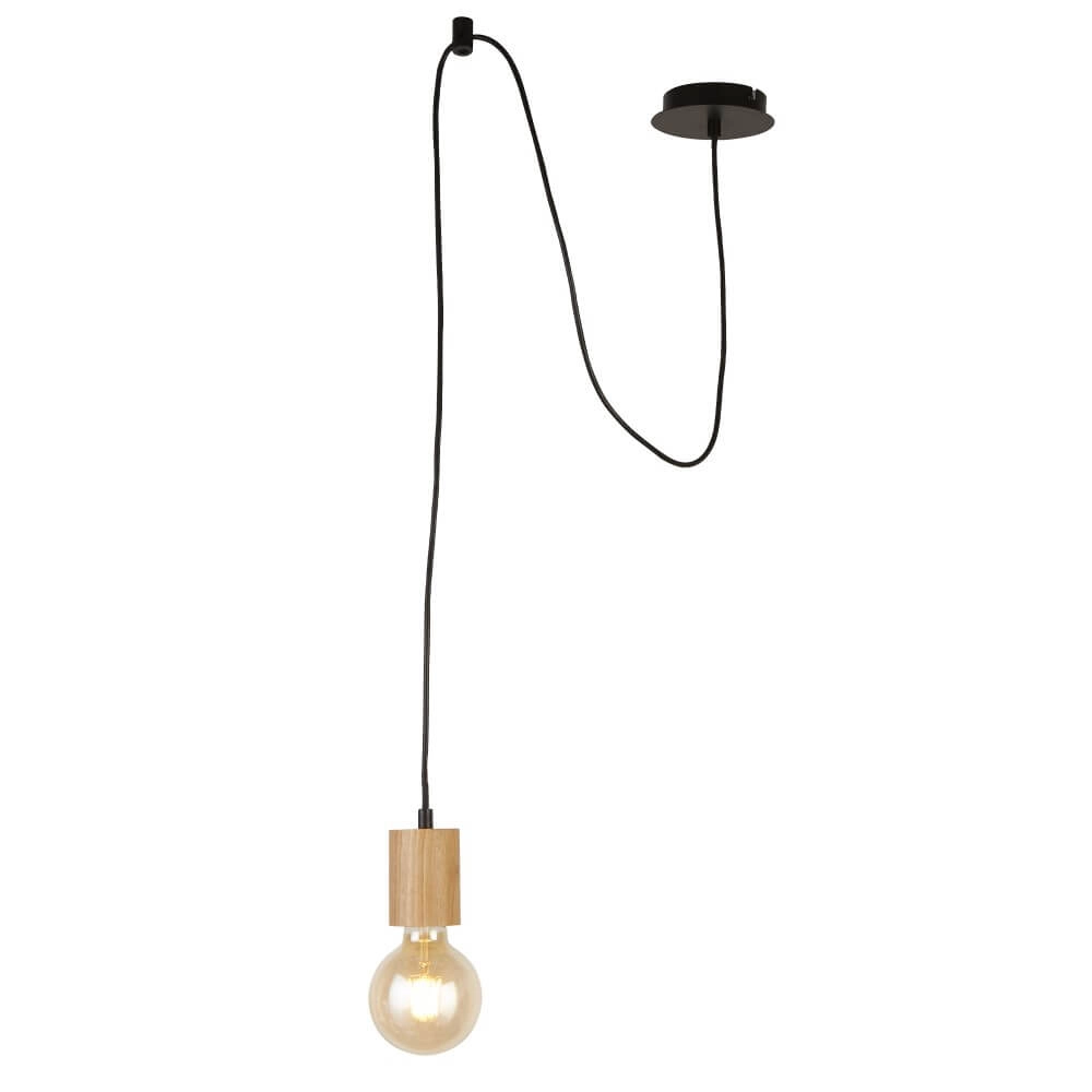 Houten hanglamp Spinny Houten hanglamp Spinny