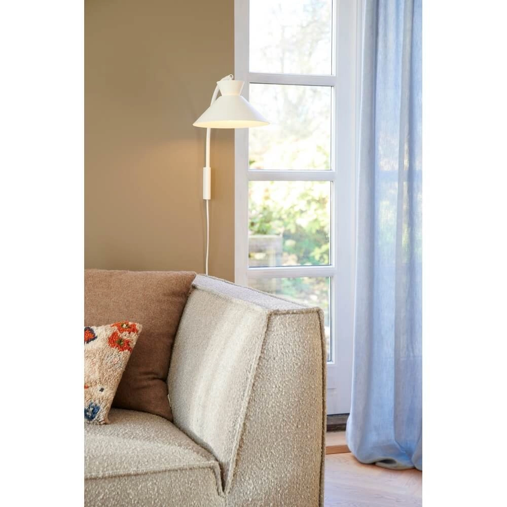 Strakke wandlamp Dial wit Nordlux 5704924012037