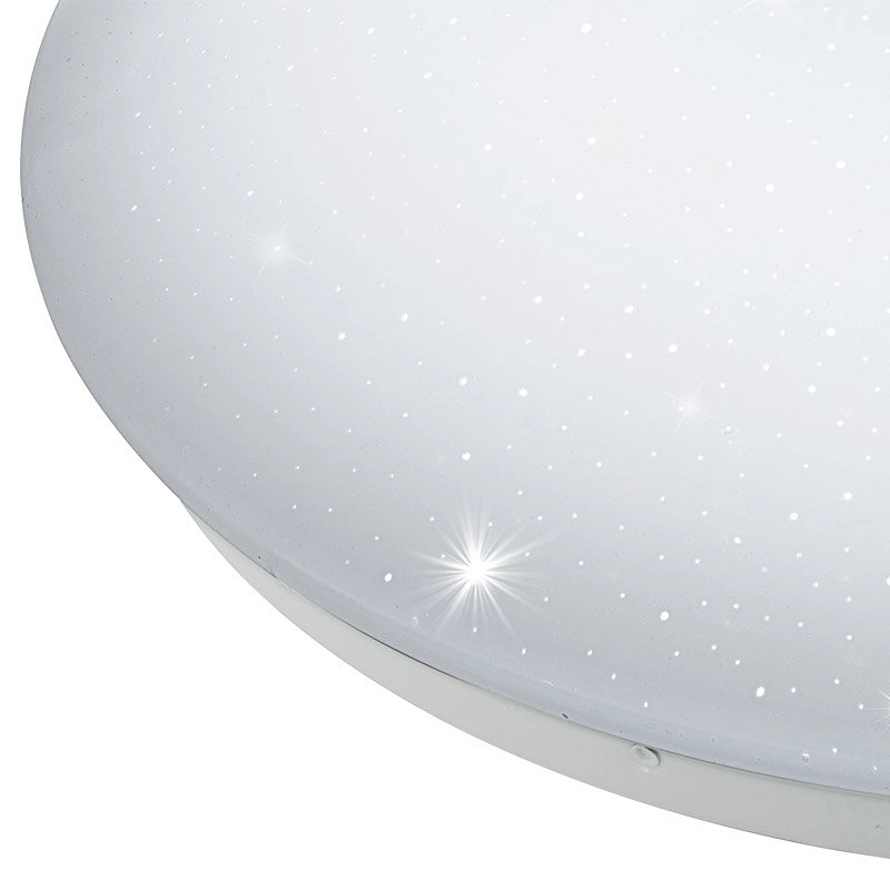 Plafonniere Voltago 2 RGB Crystal rond 30cm wit Eglo 9002759959715