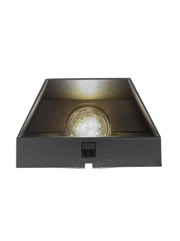 Opbouwspot Wedge Dark 12 volt LED In-lite 8717051003479