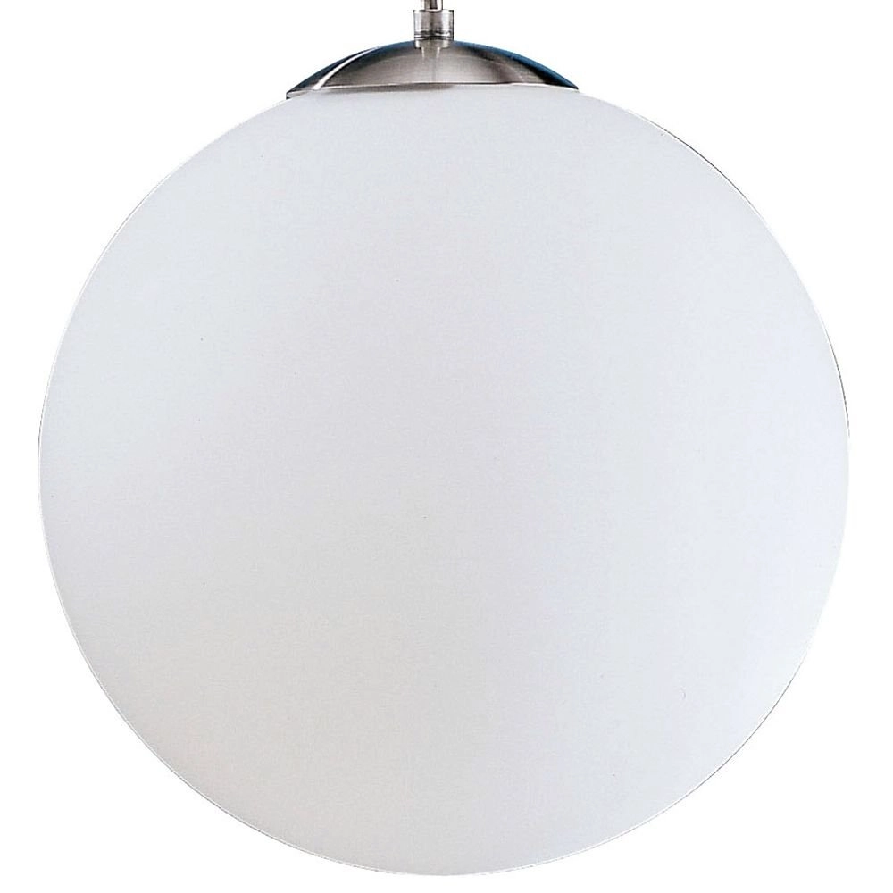 Hanglamp Rondo glas 30cm metaalgrijs met wit Eglo 9002759852634