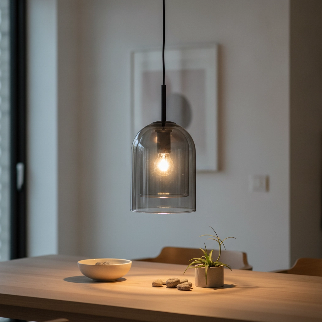 Hanglamp Velor enkel zwart