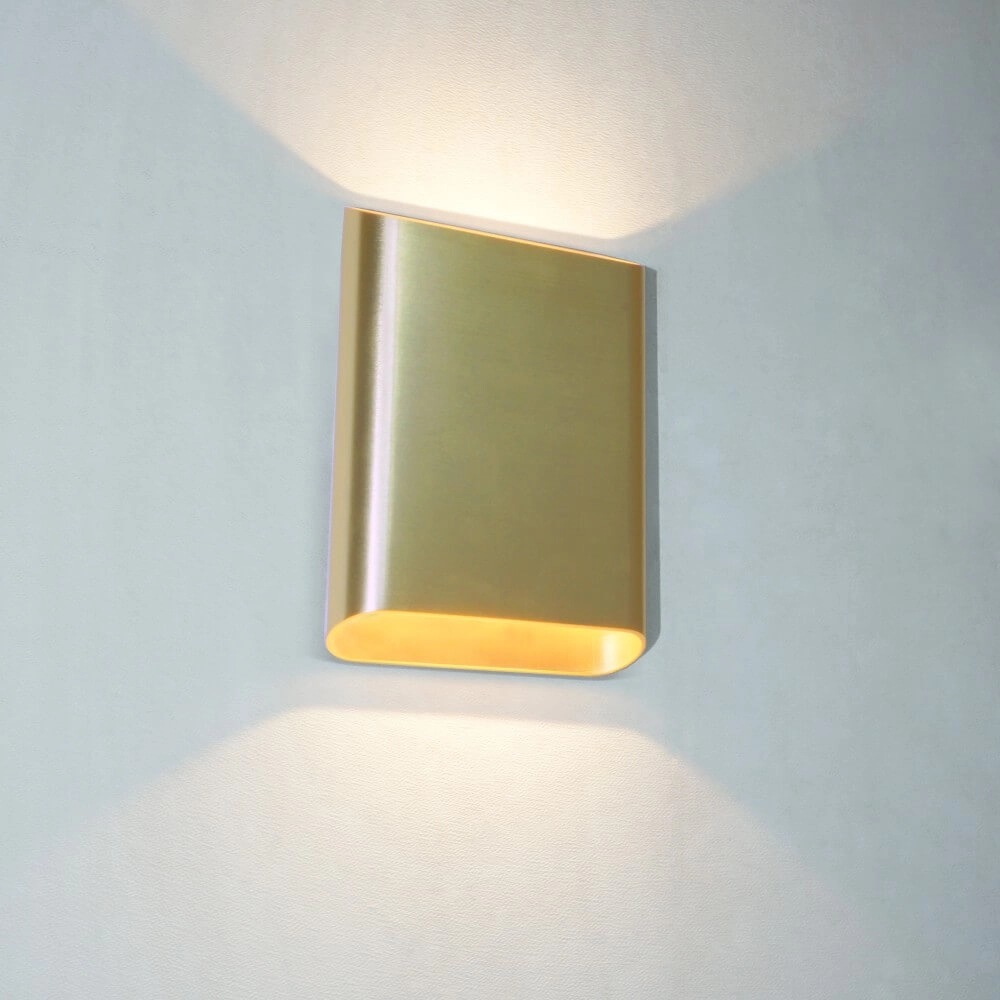 Wandlamp Diaz L Warm goud
