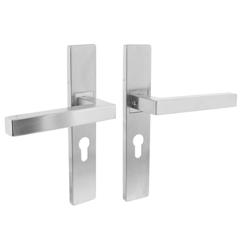 Deurklink Vierkant PC 55mm RVS Deurklink Vierkant PC 55mm RVS