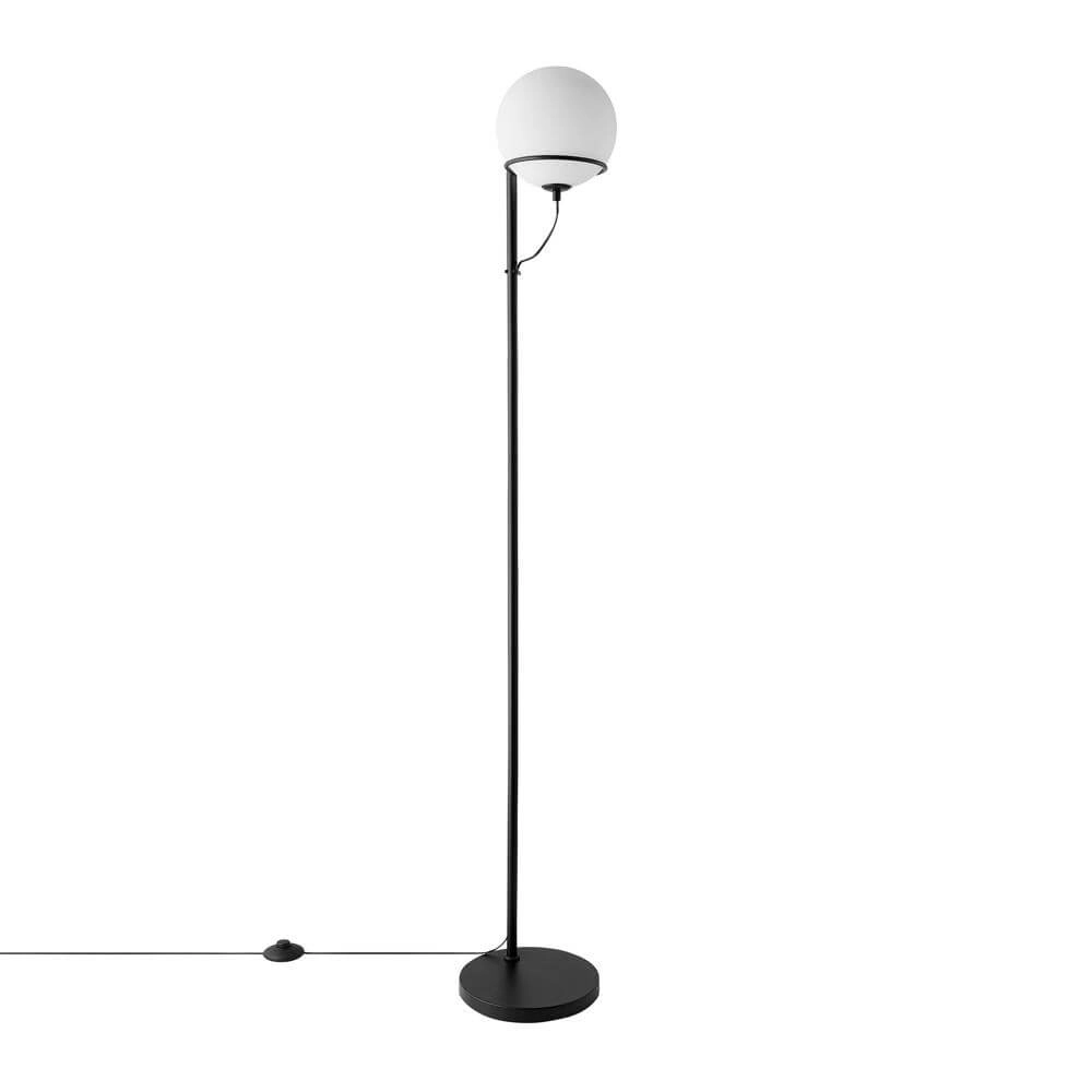 Vloerlamp Wilson zwart met wit Nordlux 5704924018640