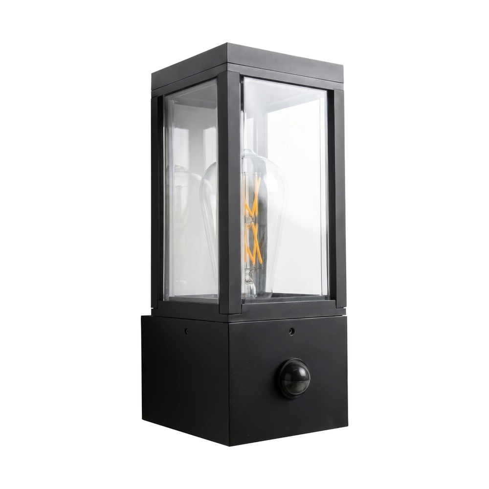 Design wandlamp Dubai zwart met sensor Searchlight 5,05342E+12
