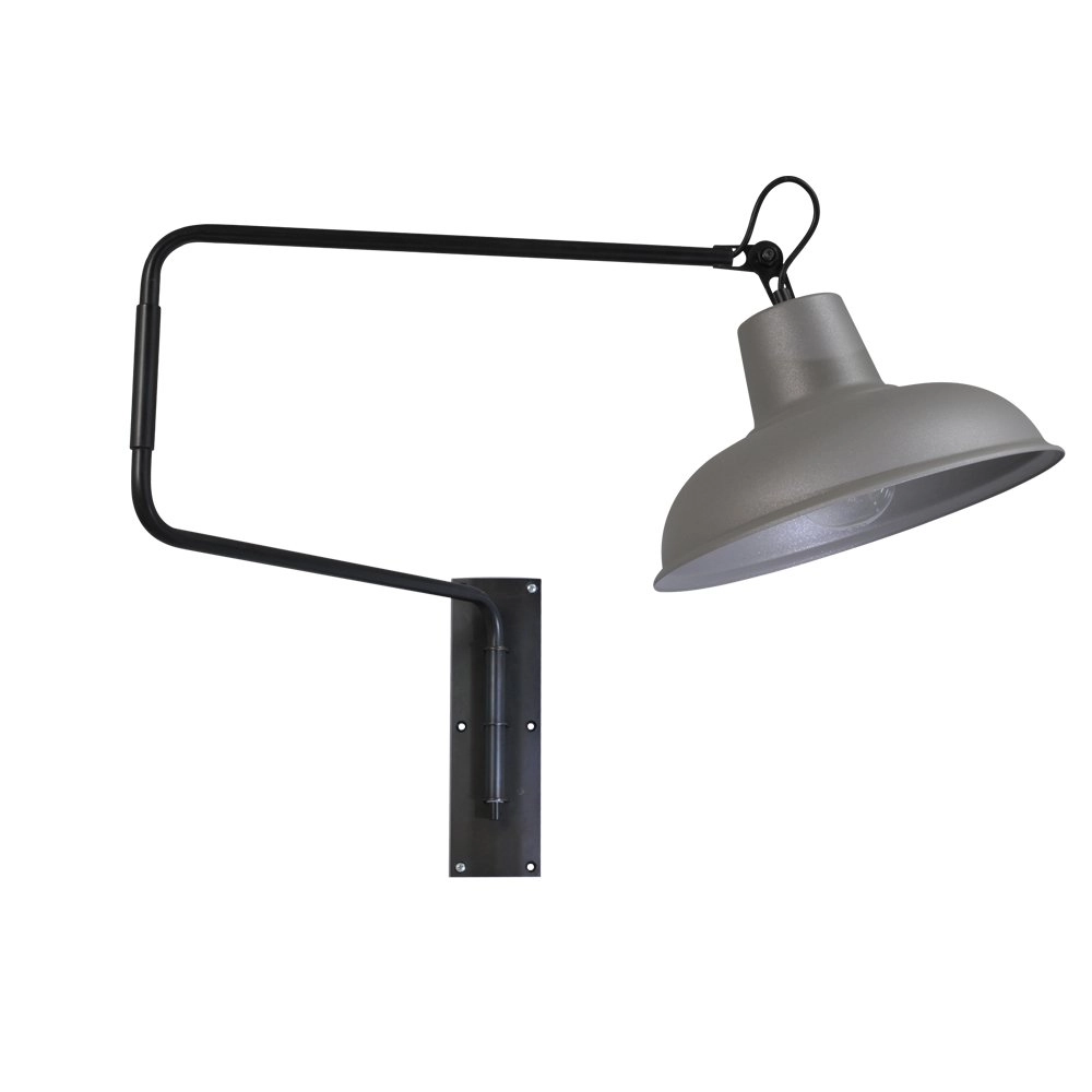 Betongrijze wandleeslamp Industria 36 Masterlight 8718121235714