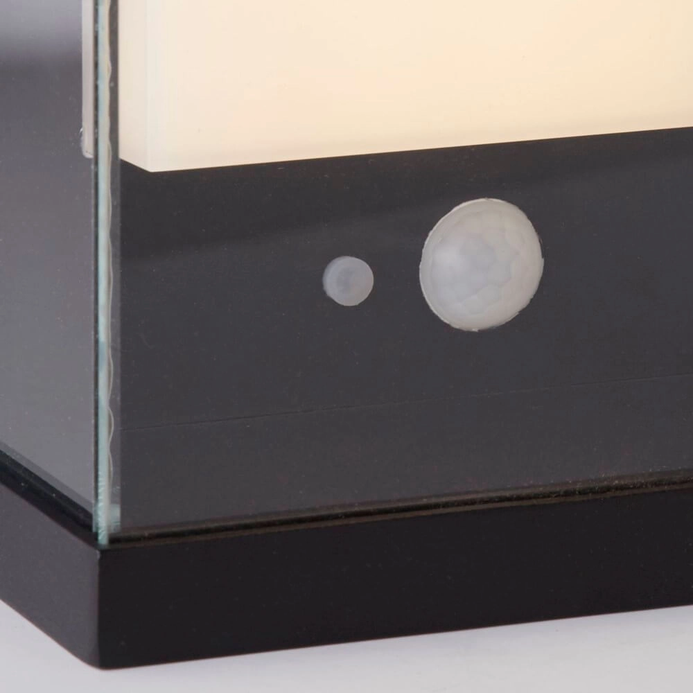 Rechthoekige wandlamp Solar zwart Searchlight 5053423241562