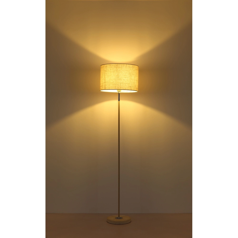 Vloerlamp Deleon zand bruin Ø 40cm Globo 9007371572908