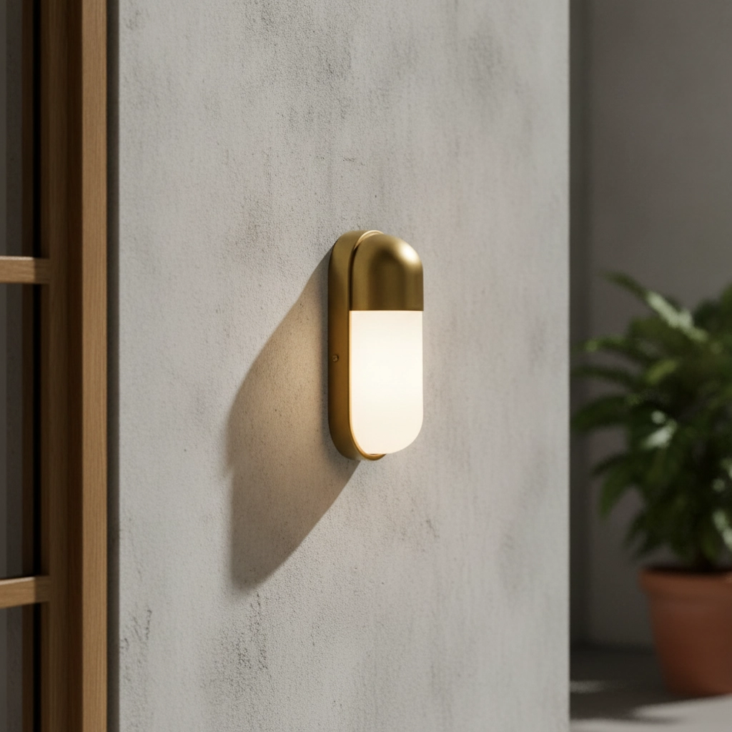 Wandlamp Arrow goud