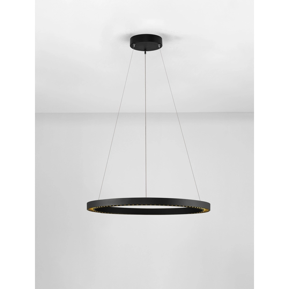 Ronde hanglamp Deos zwart Ronde hanglamp Deos zwart