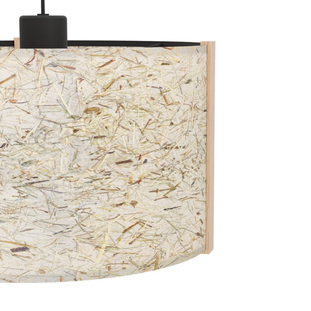 3-lichts hanglamp Hontongas met beige kappen Stars of Light 9008606274635