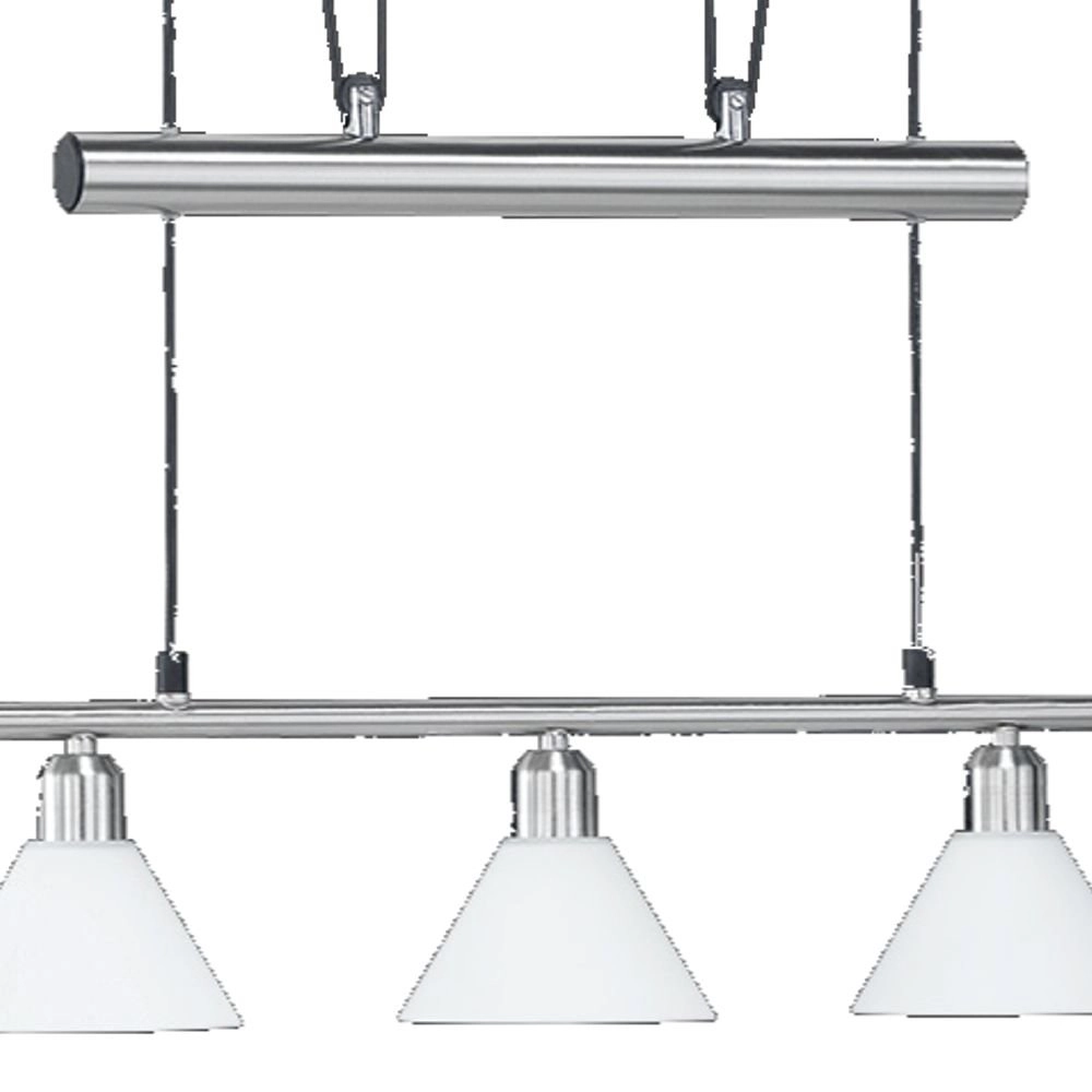 Moderne Hanglamp Series 3751 5-lichts nikkel mat Trio 4017807169027