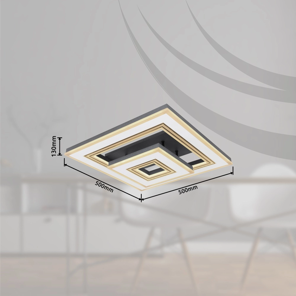Design plafondlamp Jack wit met zwart Globo 9007371419630