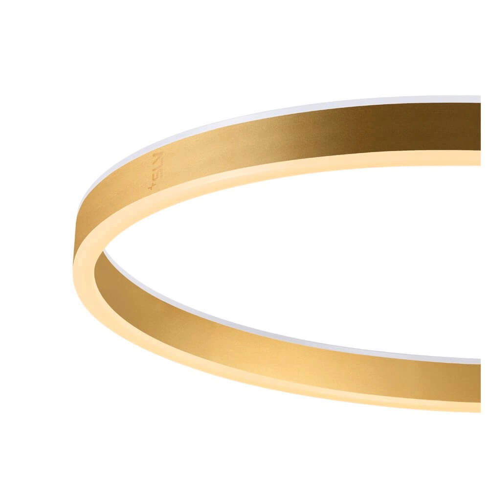 Zwart met gouden design vloerlamp One Straight SLV 4024163265539