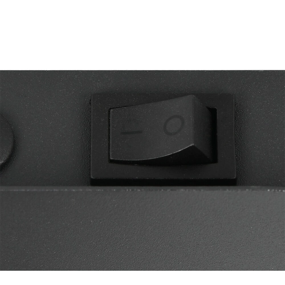 Opbouwspot Gillan zwart met bruin Trio 4017807641127