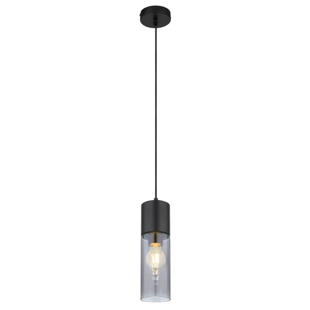 Strakke hanglamp Annika enkel zwart Strakke hanglamp Annika enkel zwart