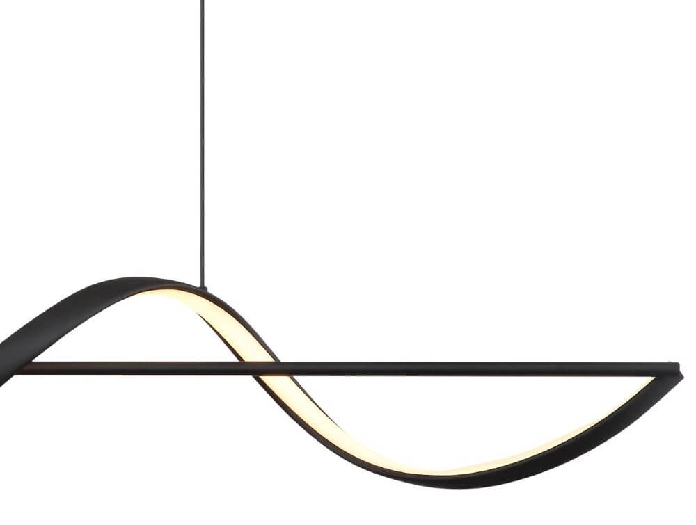 Golvende hanglamp Violino zwart design Globo 9007371446117