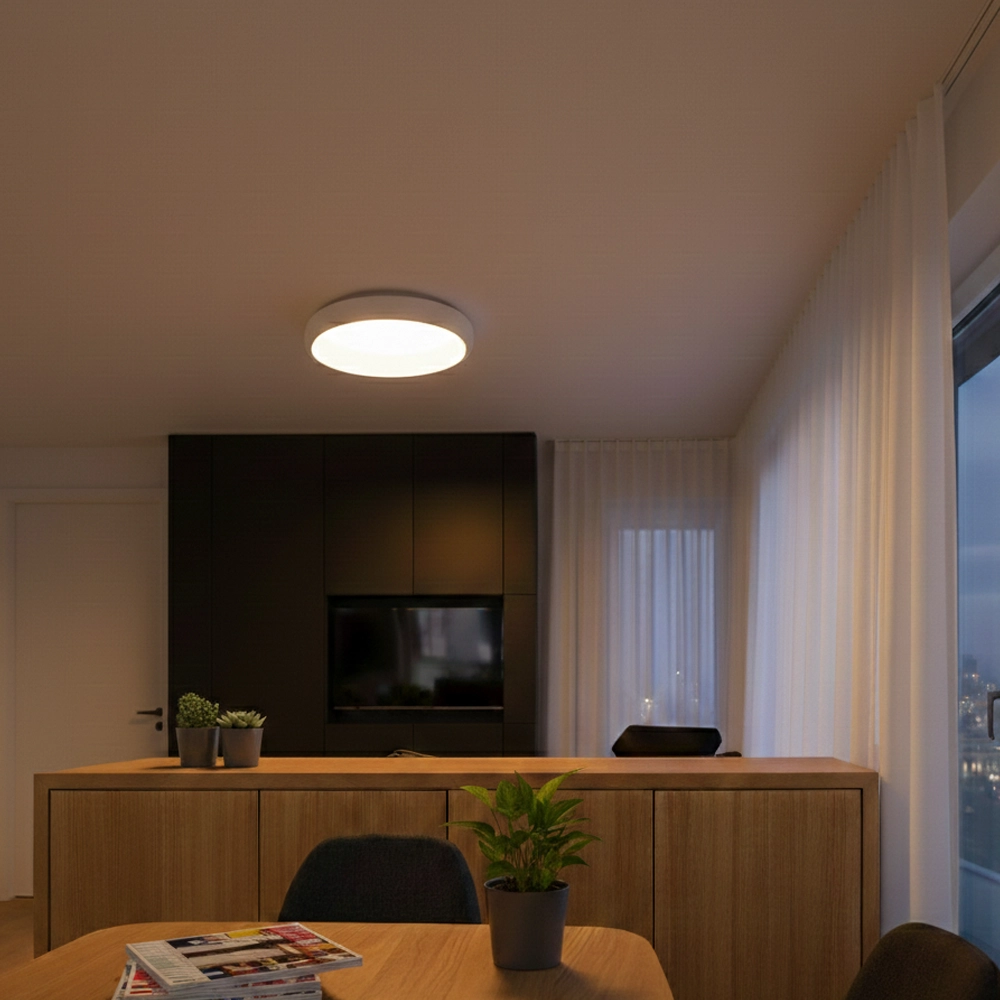 Plafondlamp Albi wit Ø 41cm