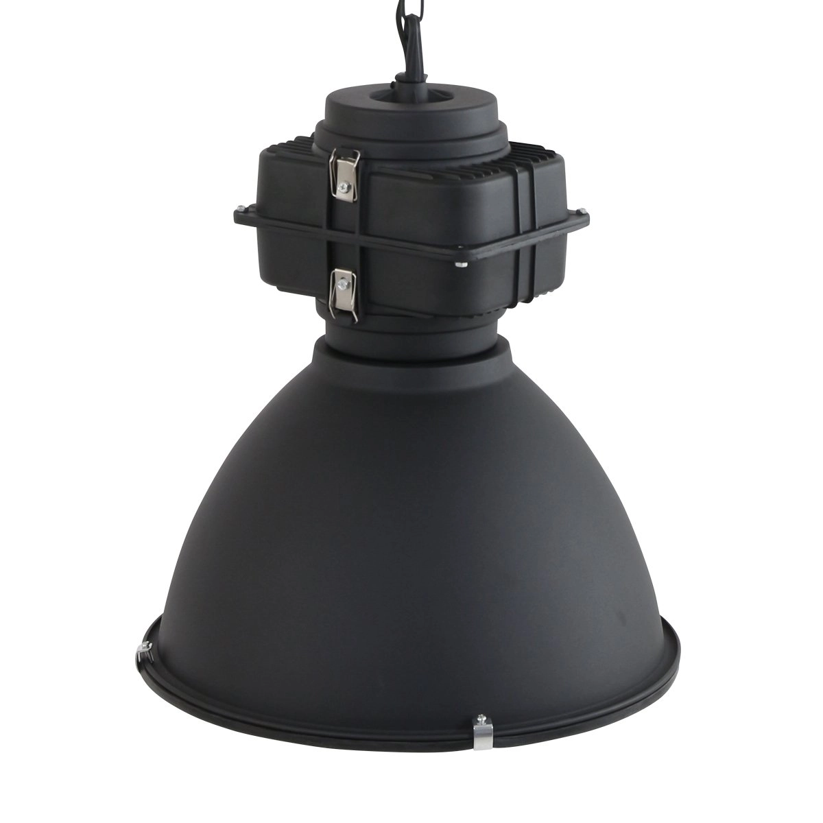 Landelijke hanglamp Fender 47cm zwart Landelijke hanglamp Fender 47cm zwart