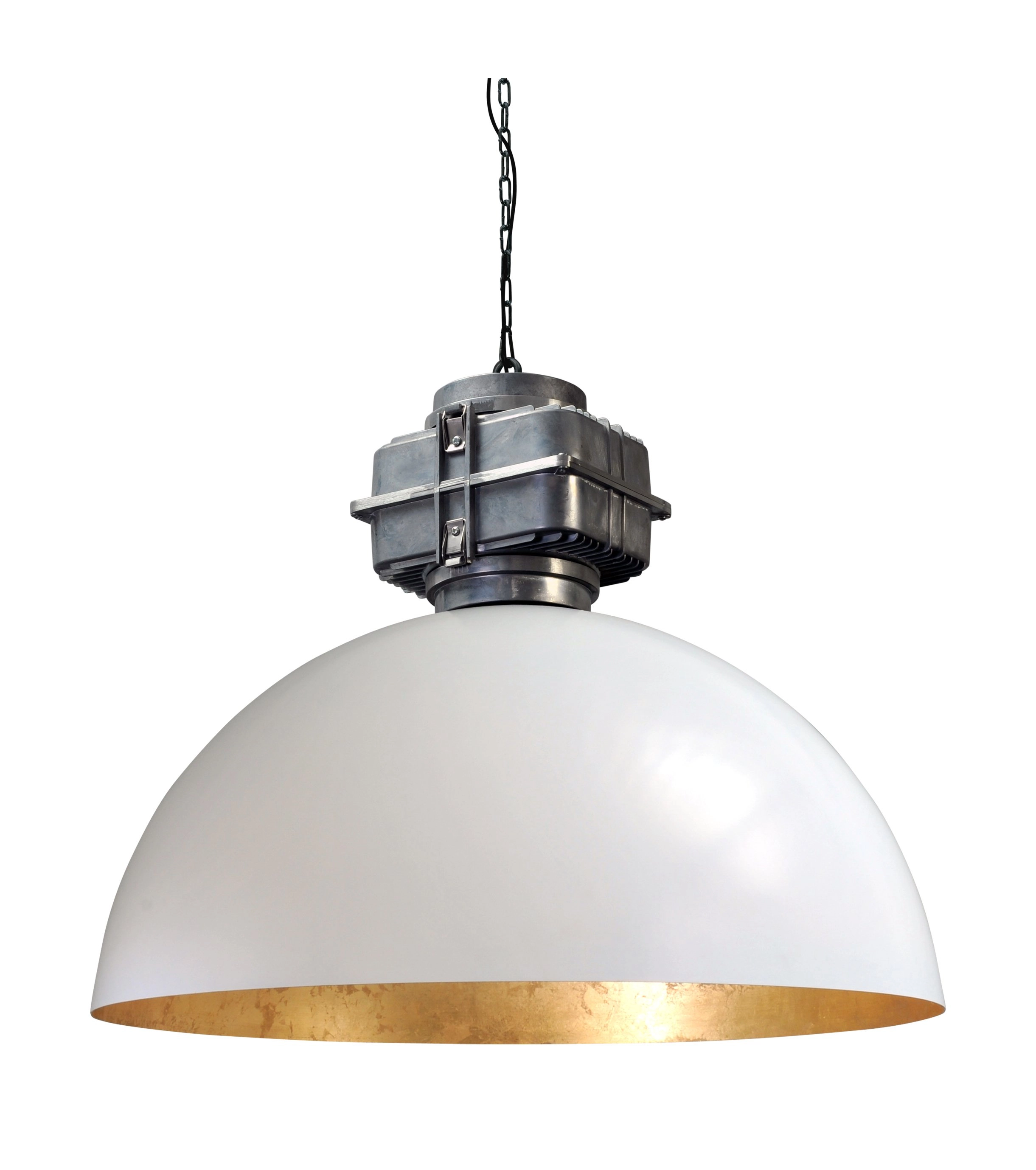 Retro industrie hanglamp Industria Gold 80