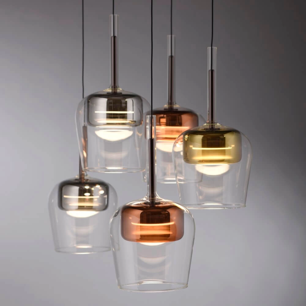 5-lichts hanglamp Q-Kon meerdere kleuren Paul Neuhaus 4012248383889