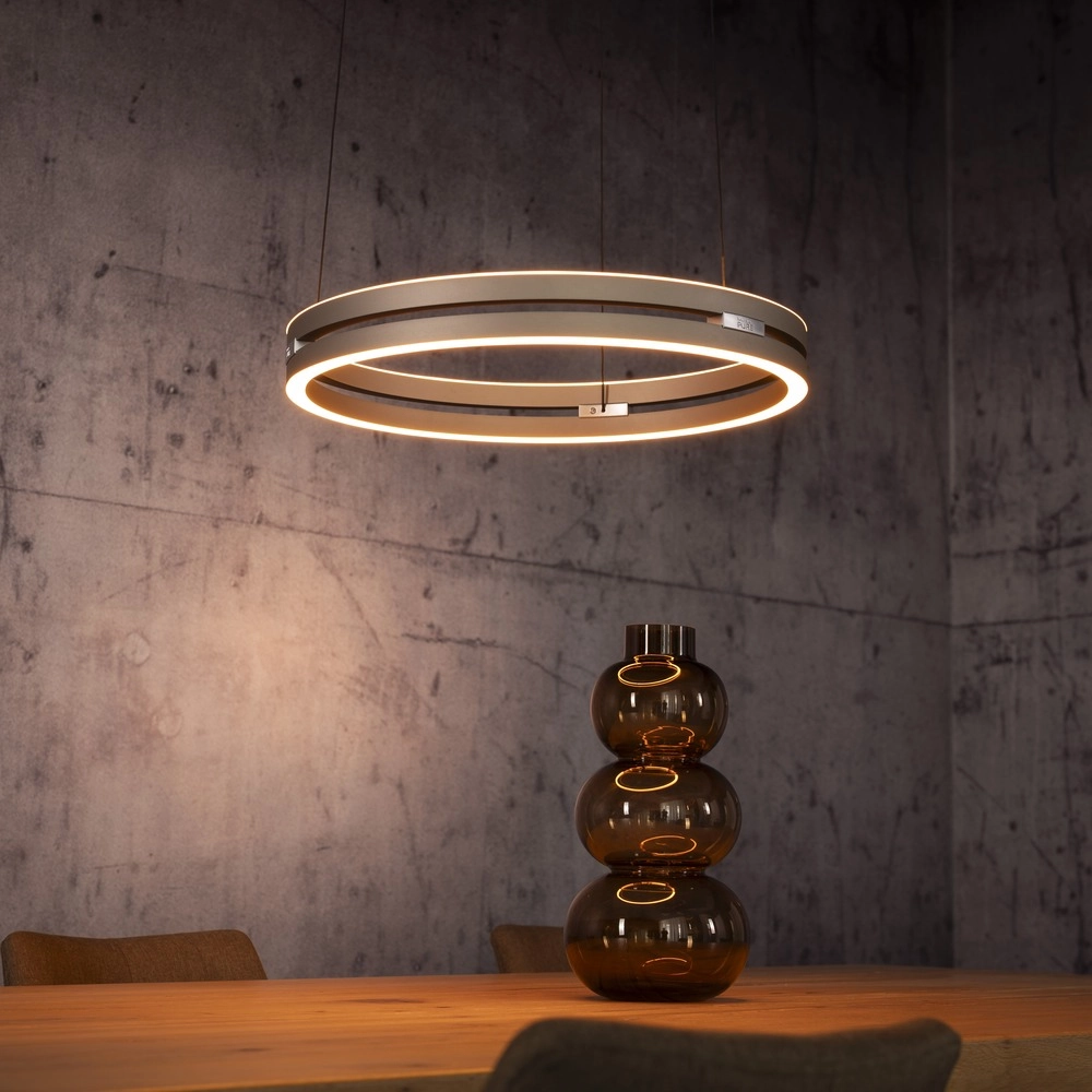 Kantoor hanglamp Pure E-Loop bronce - Ø 50cm Paul Neuhaus 4012248398357