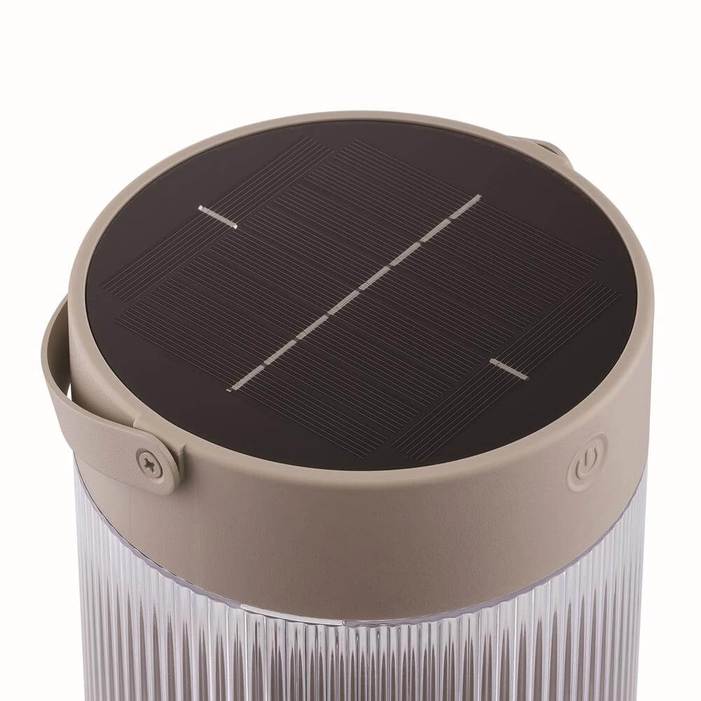 Tafellampje Coupar zand bruin solar Nordlux 5704924023453