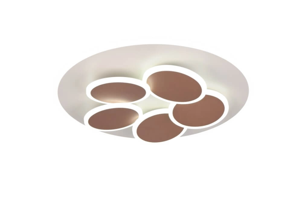 Moderne plafondlamp Mandala roodkoper Ø 48cm Trio 4017807614084