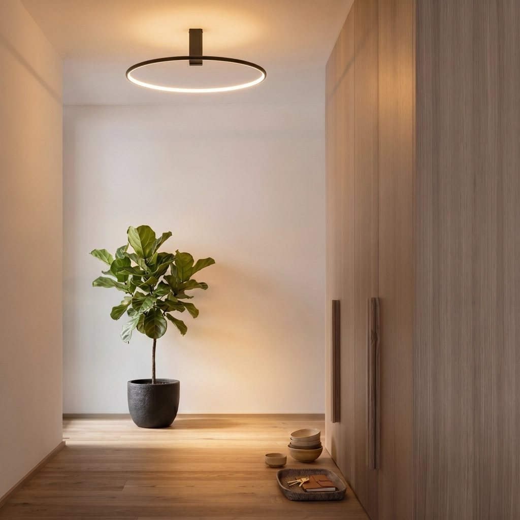 Design plafondlamp Garve zwart Ø 60cm