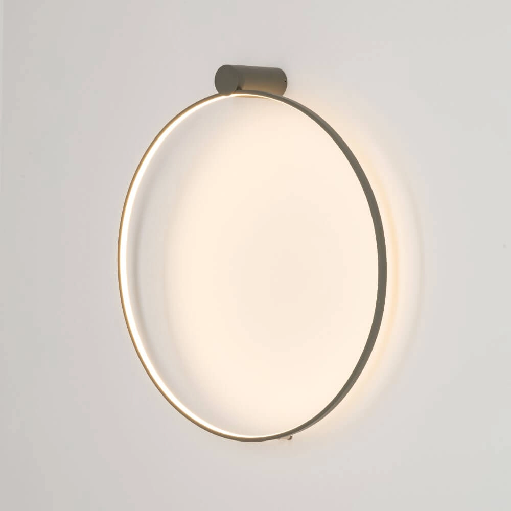 Design wandlamp Circolo M LED olijfgroen Lyora 5903139114028