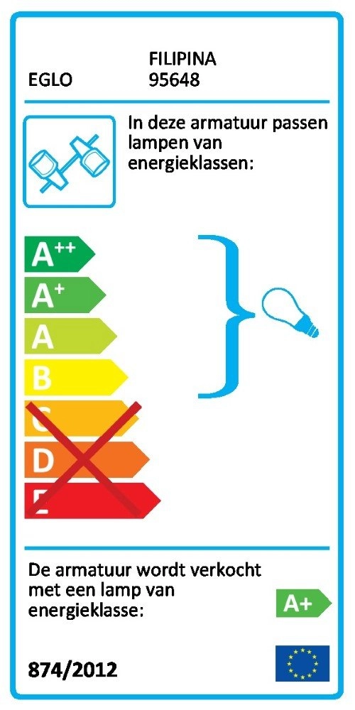 Plafondspot Filipina Eglo 9002759956486