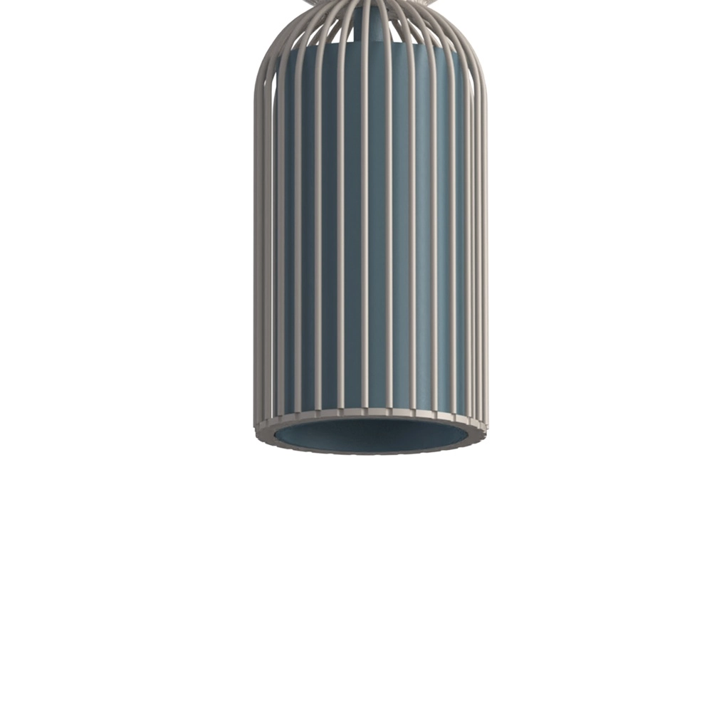 Hanglamp Singles 40,5cm umbra grijs en zand bruin Lyora 5903139122009