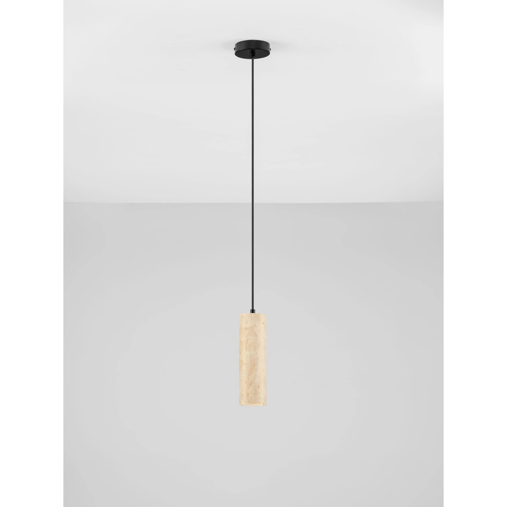 Moderne pendel hanglamp Melony zand bruin Lyora 5212063501232