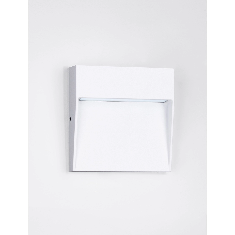 Vierkante wandlamp Toby design wit Lyora 5212017453587