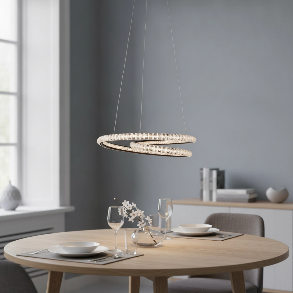 Design hanglamp Ginevra zwart Ø 48cm