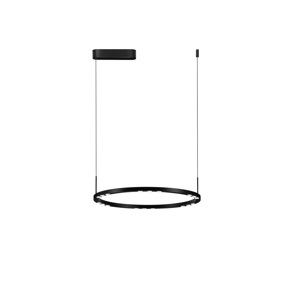 Sleek pendant lamp Lunette black Ø 660cm Lyora 5212017465191