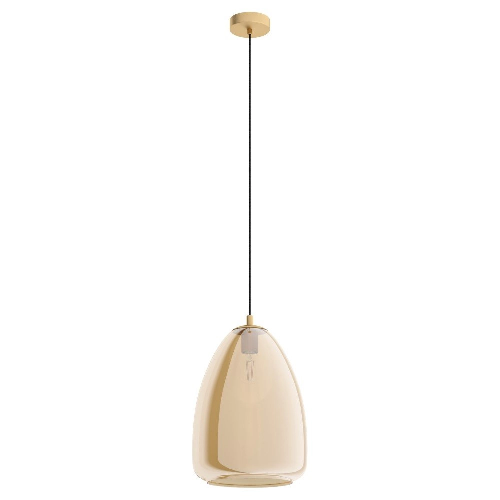 Amber hanglamp Alobrase Ø 30cm Eglo 9002759986476