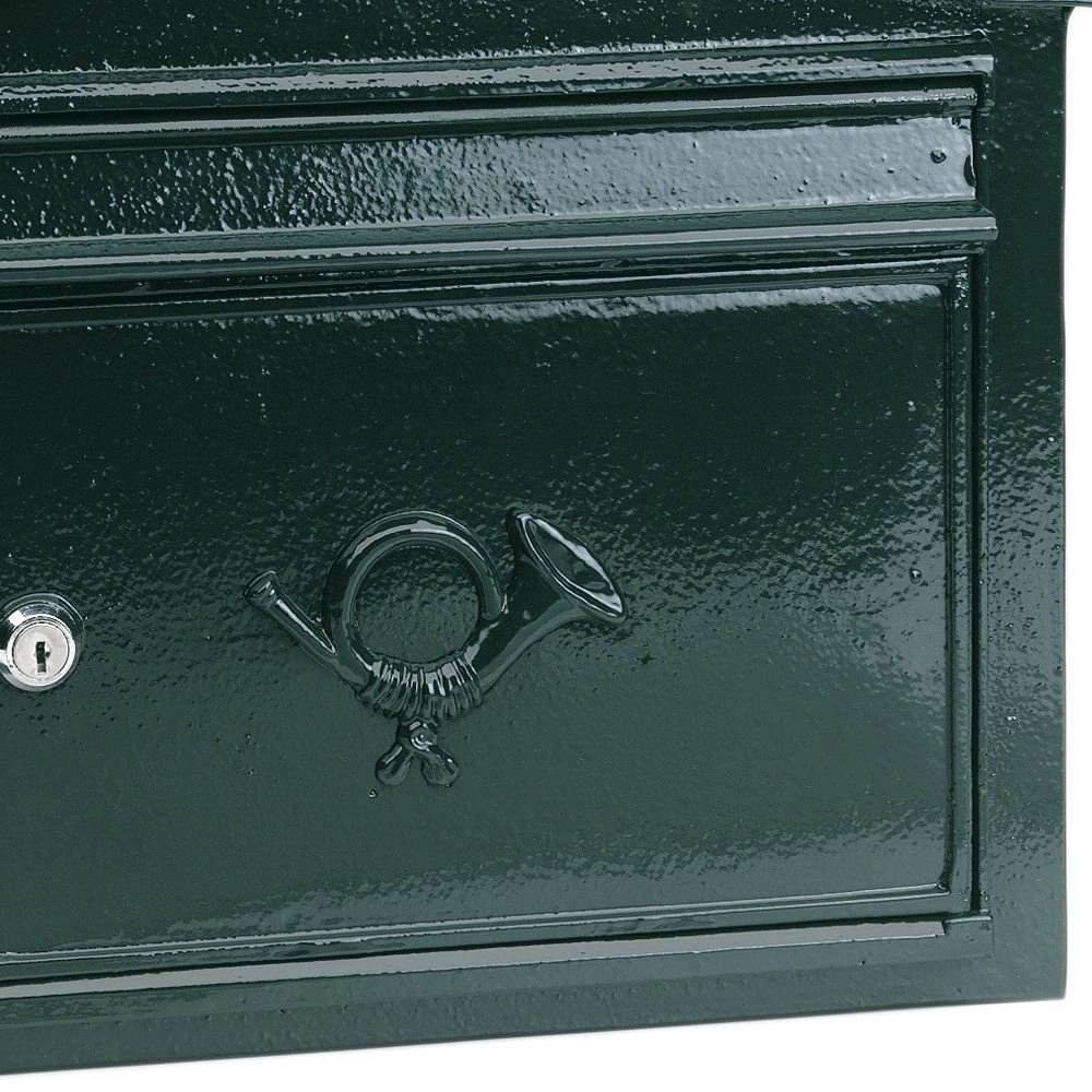 Klassieke brievenbus Kansas B13 - zwart KS Verlichting 8714732526449