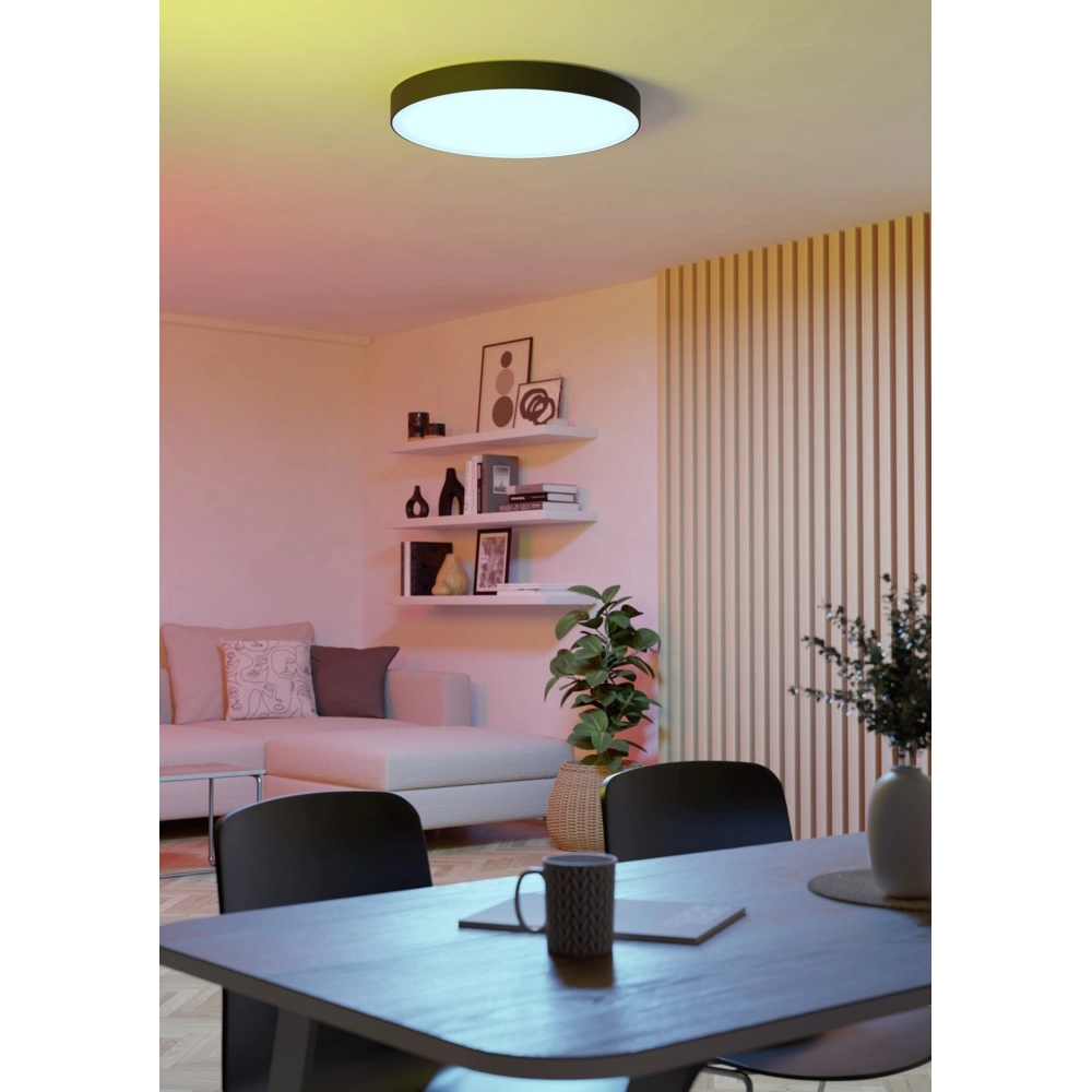 Design plafondlamp Gallizzi-Z smart zwart Ø 69cm Eglo 9008606358182