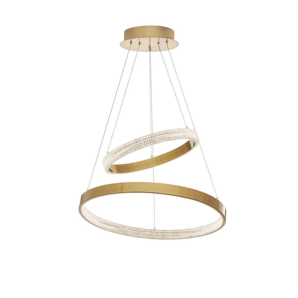 Hanglamp Preston goud Ø 60cm double Lyora 5212017424105